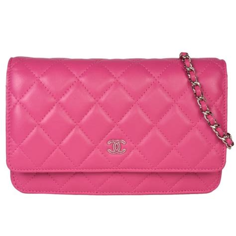 Chanel A33814 Women's Suede Shoulder Bag Pink